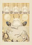  2girls antennae comic green_eyes insect_wings leaf light_bulb long_hair multiple_girls narumi_arata o_o original silent_comic wings 