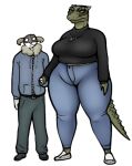  2022 anthro argonian armor bethesda_softworks big_breasts bottomwear breasts clothed clothing coat curvy_figure deeja denim denim_clothing dovahkiin duo female footwear frown furgonomics hand_holding headgear helmet hi_res horn horned_helmet huge_breasts huge_thighs human human_on_anthro interspecies jeans jewelry larger_anthro larger_female looking_at_viewer male male/female mammal ncs necklace pants scales scalie shoes simple_background size_difference skyrim smaller_human smaller_male standing sweater the_elder_scrolls thick_thighs topwear video_games voluptuous white_background 