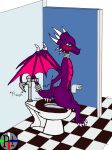  activision anthro bathroom blush blushing_profusely cynder doorless_stall dragon embarrassed embarrassed_nude_female fart female feral flush flushing hi_res perspectivezero public_restroom restroom_stall solo sound_effects spyro_the_dragon stalls toilet toilet_bowl toilet_paper toilet_use video_games 