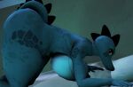  3d_(artwork) absurd_res alligator alligatorid anthro bea bea_santello bed bedroom belly big_breasts big_butt big_pussy blue_light breasts butt calm crocodile crocodilian crocodylid dark_room digital_media_(artwork) female furniture genitals hi_res huge_breasts huge_butt hyper hyper_breasts hyper_butt light long_torso looking_at_viewer mantrinrus morbidly_obese night night_in_the_woods non-mammal_breasts obese overweight pear-shaped_figure pussy reptile scalie sight smile solo source_filmmaker teeth thick_thighs video_games wall_(structure) wide_hips 
