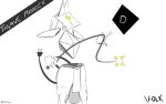  16:10 2021 absurd_res anthro deltarune disembodied disembodied_hand disembodied_head domestic_cat felid feline felis female flail hi_res machine mammal melee_weapon monochrome robot simple_background solo tasque_manager undertale_(series) v-olk video_games weapon widescreen 