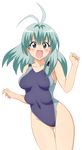  blue_hair blush breasts embarrassed female girl lossless multi_breast multiple_breasts purple_eyes run_elsie_jewelria solo toloveru uncensored 