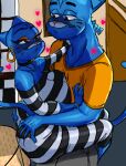  &lt;3 2022 5_fingers absurd_res aged_up anthro anthro_on_anthro big_breasts big_butt black_choker black_eyebrows black_jewelry black_necklace blue_body blue_fur bottomwear breasts butt butt_grab cartoon_network choker clothed clothing detailed_background digital_media_(artwork) domestic_cat duo ear_piercing ear_ring eyebrows eyelashes eyeshadow felid feline felis female fingers fully_clothed fur glistening glistening_eyelids glistening_eyes grey_bottomwear grey_clothing grey_pants gumball_watterson hand_around_neck hand_on_butt hand_on_chest hi_res holding_partner imminent_sex incest_(lore) infidelity jewelry legs_around_partner looking_at_another looking_at_partner makeup male male/female mammal markings mature_anthro mature_female mother mother_and_child mother_and_son necklace nicole_watterson orange_clothing orange_eyeshadow orange_shirt orange_topwear pants parent parent_and_child pattern_clothing piercing pink_nose prick_ears ring_piercing seanmalikdesigns shadow shirt son standing striped_clothing stripes textless the_amazing_world_of_gumball thick_eyebrows thick_eyelashes topwear whisker_markings 