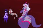  aleister_(aspen) anthro aspenofsimpcon big_penis demon demon_humanoid duo excited fusion genitals ghost grey_body hair horn huge_penis humanoid male neth_(aspen) penis possession purple_body red_eyes short_hair spirit tail_genitals tail_penis thick_thighs transformation unusual_anatomy unusual_genitalia_placement unusual_penis_placement unusual_tail wide_hips 