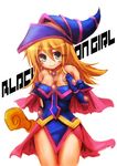  black_magician_girl blonde_hair blush breasts cleavage dark_magician_girl duel_monster ico_(green_bullet) large_breasts smile yu-gi-oh! yugioh_duel_monsters yuu-gi-ou yuu-gi-ou_duel_monsters 