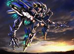  cloud gundam_x3 highres long_hair mecha_musume original solo visor 