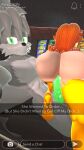  3d_(artwork) absurd_res big_breasts big_butt big_penis breasts butt canid canine canis car digital_media_(artwork) drive-thru fan_character fur genitals green_eyes green_penis grey_body grey_fur hair hi_res keryo_wolfe knot mammal mario_bros meme muscular nintendo orange_hair penis princess_daisy sega snapchat sonic_the_hedgehog sonic_the_hedgehog_(series) source_filmmaker trend vehicle video_games wolf 