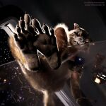  3d_(artwork) absurd_res anthro blender_(software) chastity_cage chastity_device digit_ring digital_media_(artwork) feet first_person_view foot_fetish guardians_of_the_galaxy hi_res hindpaw jewelry male mammal marvel marvel_cinematic_universe paws procyonid raccoon ring rocket_raccoon soles solo stormrider toe_ring 