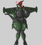  &lt;3 2022 aircraft airplane big_breasts big_butt breasts butt curvy_figure featureless_breasts female fingers hi_res huge_breasts humanoid hyper hyper_breasts jet living_aircraft living_machine living_vehicle looking_at_viewer machine not_furry nude red_sclera solo thick_thighs vehicle vf-01s wide_hips wings 