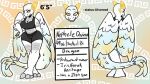  anthro claws clownhound dragon feathered_dragon feathered_wings feathers female mature_female model_sheet nephele_quinn_(candygurl) scales solo tail_tuft tall_female tuft wings 