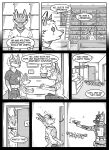  absurd_res ambiguous_gender anthro black_and_white child clothed clothing corridor desk dialogue door ear_piercing english_text eric_doyle furniture group gun gunshot handgun hi_res inner_ear_fluff inside kifyun2 library military military_uniform monochrome parent parent_and_child piercing pistol ranged_weapon simple_background sound_effects speech_bubble table tatsuo_kimura text tuft uniform weapon young 