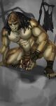  abs alien dagantfus_(artist) genitals hi_res humanoid male muscular muscular_humanoid muscular_male nipple_piercing nipples nude pecs penis piercing predator_(franchise) solo yautja 