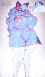  absurd_res accessory anthro bedroom_eyes big_breasts big_butt blue_body blue_fur blush breasts butt clothed clothing curvaceous curvy_figure dewott female flower flower_in_hair fluffy_ears fur generation_5_pokemon hair hair_accessory hi_res huge_breasts huge_butt huge_thighs mammal mizumi_(pyrojey) narrowed_eyes nintendo partially_clothed piercing plant pokemon pokemon_(species) sagaris_uwu seductive small_waist solo thick_thighs video_games voluptuous white_clothing wide_hips 