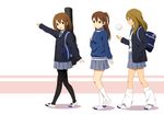  bad_id bad_pixiv_id bag ball brown_eyes brown_hair extra guitar_case hirasawa_yui instrument_case jacket k-on! leg_warmers long_hair multiple_girls pantyhose shian_(my_lonly_life.) short_hair side_ponytail tachibana_himeko taki_eri 