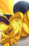  10:16 2022 absurd_res anthro big_breasts breasts clothing digital_media_(artwork) eeveelution eyebrows faejunkie female fingers flareon generation_1_pokemon hi_res huge_breasts looking_at_viewer nintendo pokemon pokemon_(species) shiny_pokemon simple_background solo video_games 