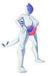  anthro big_breasts breasts generation_2_pokemon genitals gynomorph hi_res intersex legendary_pokemon lugia nintendo penis pokemon pokemon_(species) sackless solo video_games 