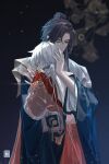  2boys bishounen bu_ye chinese_clothes hanfu hua_yi_shan_xin_zhi_yue hug long_hair male_focus multiple_boys ohxyy xie_xingyi yaoi 