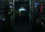  alixx_(character) andromorph anthro duo hi_res intersex konami male male/male metal_gear raiden_(metal_gear) solid_snake video_games wise_(character) 