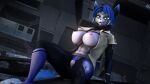  3d_(artwork) abs anthro big_breasts blue_body blue_fur blue_hair breasts canid canine clothed clothed_anthro clothed_female clothing digital_media_(artwork) exposed_breasts female fox fur genitals hair hi_res jacket krystal looking_at_viewer mammal metal midriff muscular muscular_female navel nintendo nipples partially_clothed partially_clothed_anthro partially_clothed_female presenting presenting_pussy pussy sanguine_paladin short_hair skinsuit solo solo_focus source_filmmaker star_fox tight_clothing topwear vehicle video_games white_body white_fur 