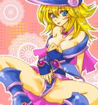  :p black_magician_girl blush breasts cleavage dark_magician_girl duel_monster smile tongue tongue_out yu-gi-oh! yuu-gi-ou yuu-gi-ou_duel_monsters 