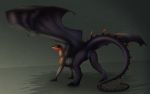  2018 anus butt cineriplex dragon female feral nude presenting presenting_hindquarters pussy scalie shadarrius solo wings 
