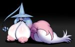  2020 absurd_res areola ber00 big_breasts blush breasts female generation_8_pokemon hatterene hi_res huge_breasts looking_at_viewer navel nintendo nipples pink_areola pink_nipples pokemon pokemon_(species) solo video_games 