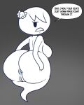  2022 accessory anus badguynek big_breasts big_butt black_eyes breasts bubble_butt butt butt_grab carrie_krueger cartoon_network curvaceous curvy_figure dialogue english_text eyelashes female genitals ghost gradient_background grey_anus grey_background hair hair_accessory hair_over_eye half-closed_eyes hand_on_butt hi_res hourglass_figure huge_butt humanoid looking_at_viewer looking_back mammal narrowed_eyes not_furry nude one_eye_obstructed plump_labia presenting presenting_hindquarters puffy_anus pussy rear_view short_stack side_boob simple_background simple_eyes solo speech_bubble spirit teeth text the_amazing_world_of_gumball thick_thighs voluptuous white_body white_hair white_pussy wide_hips 