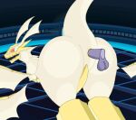  anal anal_penetration backsack balls big_butt butt butt_focus digital_media_(artwork) disembodied_penis dragon feral floating_wings generation_7_pokemon genitals hi_res legendary_pokemon mageinthedark male male/male necrozma nintendo penetration penis pixel_(artwork) pokemon pokemon_(species) presenting presenting_hindquarters scalie solo ultra_necrozma video_games 