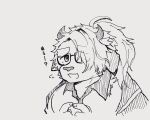  5:4 anthro bust_portrait catoblepas_(tas) clothed clothing fully_clothed hi_res igarashi_ta lifewonders male pen_(artwork) portrait solo tokyo_afterschool_summoners traditional_media_(artwork) video_games 