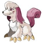  1:1 absurd_res bandai_namco canid canine canis digimon digimon_(species) domestic_dog female feral floppy_ears fur hi_res labramon mammal quadruped ranksyqk simple_background sitting solo white_background white_body white_fur 