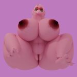  1:1 3d_(artwork) 4k absurd_res anthro big_breasts big_butt big_pussy blender_(software) breasts butt claws curvy_figure digital_media_(artwork) dunkin_kk_(artist) feet female fur genitals green_eyes hair hi_res nipples noodles_(dunkin_kk) nude pink_background pink_body pink_fur pink_hair puffy_nipples pussy simple_background slightly_chubby solo spread_legs spreading squirmle thick_thighs toe_claws voluptuous voluptuous_female wide_hips 