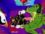  abstract_background absurd_res annoyed anthro arthropod bee bodily_fluids cel_shading charmy_bee crocodilian cum cum_inside detailed disinterested_sex duo genital_fluids hi_res hymenopteran insect male male/male maski_(author) muscular penetration phone pornography psychedelic_background reptile scalie sega shaded sonic_the_hedgehog_(series) twunk vector_the_crocodile yin_yang 