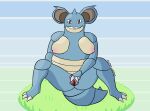  generation_1_pokemon genitals hi_res looking_at_viewer nidoqueen nintendo pixiecatsupreme pokemon pokemon_(species) pussy sitting smile smiling_at_viewer smug spread_legs spread_pussy spreading video_games 