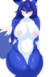  absurd_res aleak_r alloy_(character) anthro areola big_breasts blue_body blue_fur blush bra breasts canid canine clothed clothing digital_media_(artwork) female fox fur hair hi_res huge_breasts looking_at_viewer mammal nipples presenting shaded signature simple_background sitting smile solo thick_thighs translucent translucent_clothing underwear white_body wide_hips yellow_eyes 