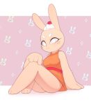  absurd_res anthro breasts butt clothed clothing dress female hi_res kekitopu lagomorph leporid looking_at_viewer mammal panties rabbit sitting solo underwear 
