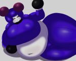  absurd_res ambiguous_gender belly big_belly clone demon embarrassed eyes_closed fetishes hi_res hyper hyper_belly inflatable_bondage itisjoidok looking_at_viewer overweight puffed_cheeks puffy purple_suit slightly_chubby solo thick_thighs wide_hips 