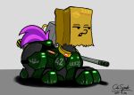  absurd_res cdrspark earth_pony equid equine female feral friendship_is_magic hasbro hi_res horse machine mammal my_little_pony paper_bag_(oc) pony power_armor solo 