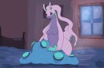  amphibian animated anthro breasts cowgirl_position dragon female frog from_front_position generation_5_pokemon generation_6_pokemon genitals goodra hi_res male male/female nintendo on_bottom on_top penis pokemon pokemon_(species) pussy scaliearts seismitoad sex video_games 