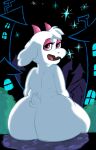  absurd_res anthro big_butt bovid butt caprine deltarune goat hi_res looking_back makeup male mammal nude outside public public_nudity ralsei solo tiny_tail undertale_(series) video_games zeebsart 