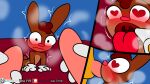  cartoon forced group hi_res lagomorph leporid male male/male mammal rabbit theyiff trio 