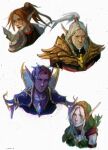  alleria_windrunner armor blood_elf_(warcraft) blue_eyes elf glowing glowing_eyes green_eyes high_elf_(warcraft) highres hunter_(warcraft) lady_liadrin long_hair long_pointy_ears lor&#039;themar_theron mage_(warcraft) magister_umbric paladin_(warcraft) pointy_ears shoulder_armor void_elf warcraft world_of_warcraft 