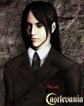  3d arikado_genya black_hair castlevania castlevania:_aria_of_sorrow coat long_hair male_focus portrait realistic solo 