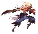  belt belts berserker berserker_(dungeon_and_fighter) boots chains dfo dungeon_and_fighter dungeon_fighter_online red_eyes scar scars slayer slayer_(dungeon_and_fighter) sword weapon 