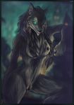  anthro breasts furry green_eyes hairy large_breasts lycan lycanthrope naughty personification shewolf smile thick warcraft werewolf wolf worgen world_of_warcraft wow 