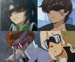  athrun_zala bandaid blonde_hair blue_hair brown_hair char_aznable code_geass gundam gundam_seed gundam_seed_destiny kururugi_suzaku multicolored_hair quattro_bajeena quattro_vageena scryed straight_cougar sunglasses two-tone_hair zeta_gundam 