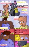  anthro brown_body clothed clothing comic digital_media_(artwork) domestic_cat ear_piercing english_text facial_hair facial_piercing felid feline felis fur grey_body grey_fur group hair heterochromia hi_res hybrid juno_(sleepywozzy) klenn_(sleepywozzy) male male/male mammal matt_(sleepywozzy) mature_anthro mature_male muscular muscular_male nose_piercing open_mouth orange_body orange_fur overweight overweight_anthro overweight_male pecs piercing red_eyes septum_piercing simple_background sleepywozzy smile speech_bubble text topwear trio ursid 