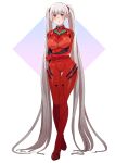  1girl absurdly_long_hair absurdres azur_lane commander_cool commission cosplay diamond_(shape) english_commentary formidable_(azur_lane) full_body highres long_hair looking_at_viewer neon_genesis_evangelion plugsuit souryuu_asuka_langley souryuu_asuka_langley_(cosplay) twintails very_long_hair 