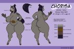  2022 anthro asinus bare_shoulders belly big_breasts big_butt bimbo_anthro bimbo_lip breasts butt chorisa chubby_female curvaceous curvy_figure digital_media_(artwork) donkey ear_piercing english_text equid equine eyebrows eyelashes fan_character female genitals haibet hair hi_res hooves horse huge_breasts huge_butt hybrid inverted_nipples letterbox lips looking_at_viewer makeup mammal mule navel nipples overweight overweight_anthro piercing simple_background slightly_chubby smile solo standing text thick_bottom_lip thick_lips thick_thighs viewer voluptuous wide_hips 