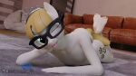  absurd_res anthro crossed_ankles crown cutie_mark equid equine eyewear female footprint friendship_is_magic glasses hamsterball hasbro hi_res looking_at_viewer lying mammal my_little_pony nipples nude on_front one_eye_closed pawprint pegasus solo tiara tongue tongue_out wings wink young zippoorwhill_(mlp) 