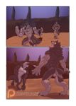  absurd_res battle blood bodily_fluids canid canine canis comic dominant fight heartlessfang hi_res invalid_tag mammal manga muscular nude submissive were werecanid werecanine werewolf werewolf_wednesday wolf 